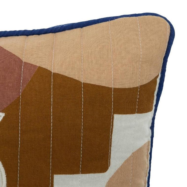 Atmosphera, poduszka dekoracyjna z geometrycznym wzorem, Soleya, 40-40 cm