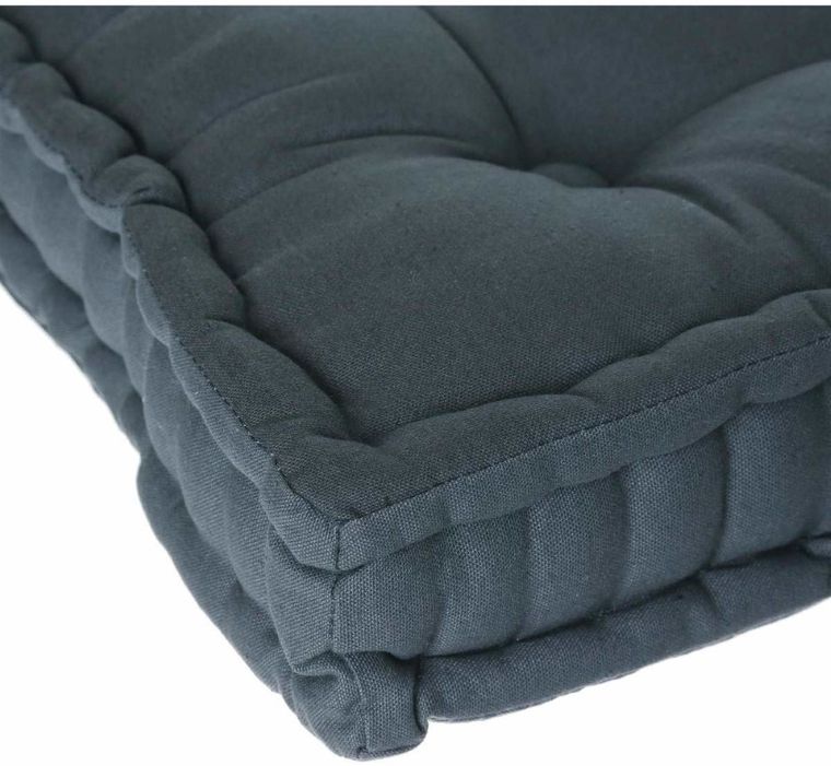 Atmosphera, poduszka do siedzenia na podłodze, 40-40-8 cm, antracytowy