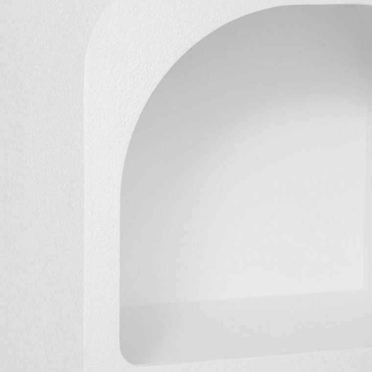 Atmosphera, półka na ścianę biała, Soleya, 40-30-55 cm