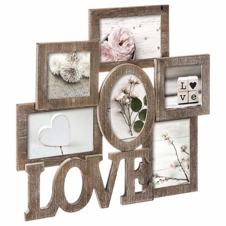 Atmosphera, ramka Love z miejscem na 6 fotografii