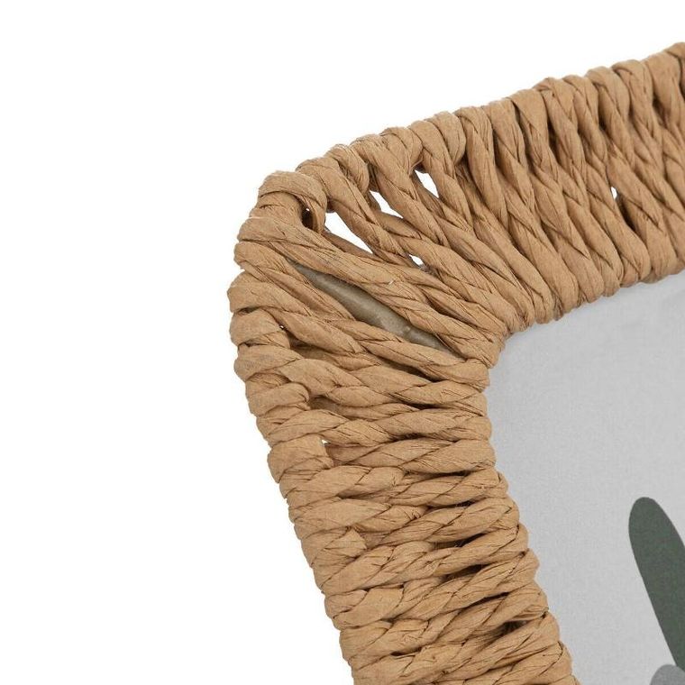 Atmosphera, ramka na zdjęcia stojąca, Jily, rama z plecionki, 20-15 cm