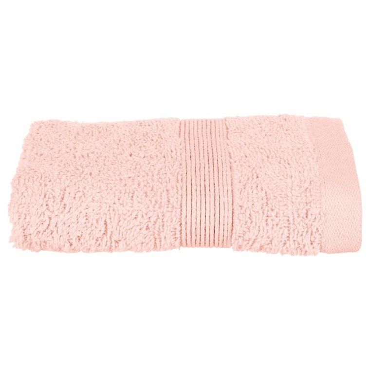 Atmosphera, ręcznik bawełniany, 30-50 cm, jasnoróżowy