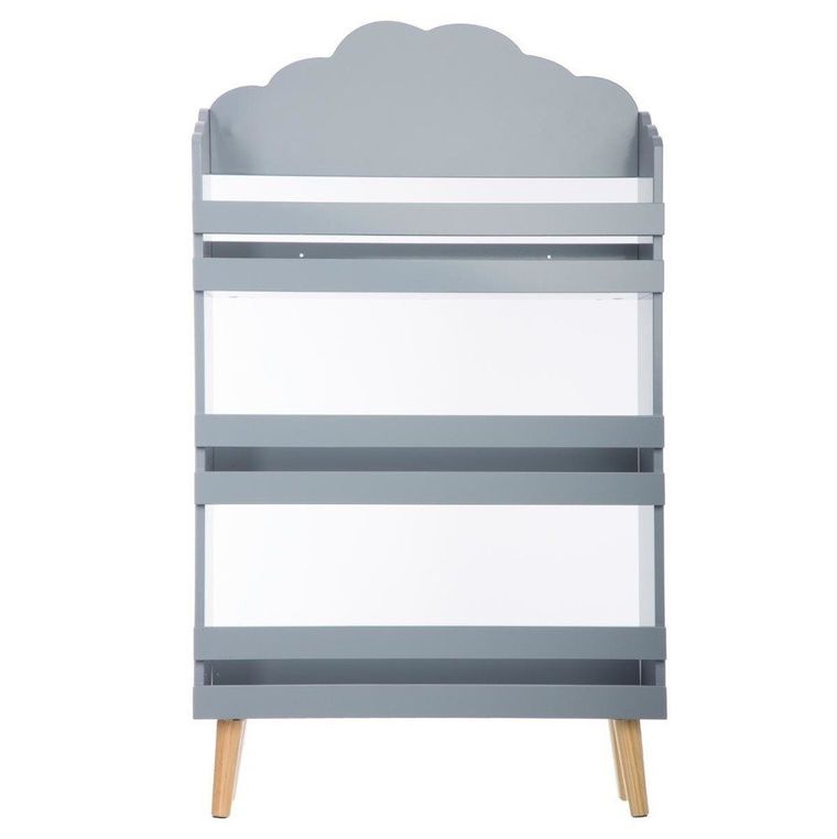Atmosphera, regał do przechowywania, 3 poziomy, 58-18-100 cm, szary