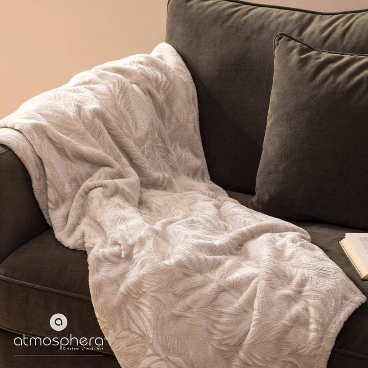 Atmosphera, Ryo, koc we wzór liści, 125-150 cm