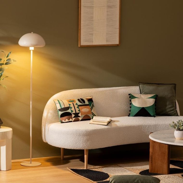 Atmosphera, Savio, lampa podłogowa grzybek, metalowa, 140 cm