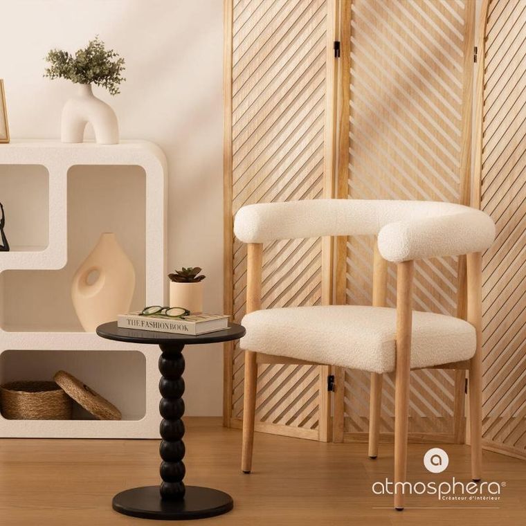 Atmosphera, stolik kawowy okrągły, Chamlo, ø 38-46.5 cm