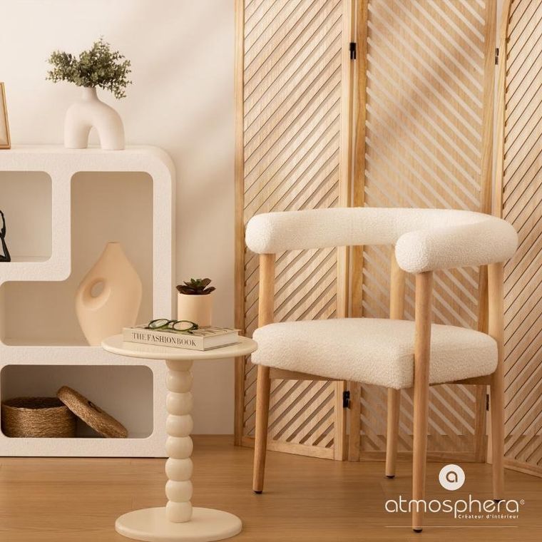 Atmosphera, stolik kawowy okrągły, Chamlo, ø 38-46.5 cm