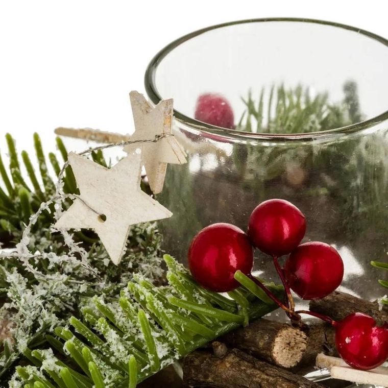 Atmosphera, stroik świąteczny na świecę