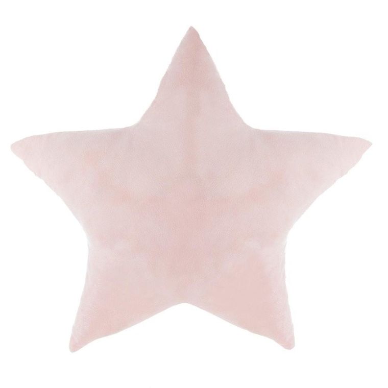 Atmosphera, świecąca poduszka z LED, Star, różowa
