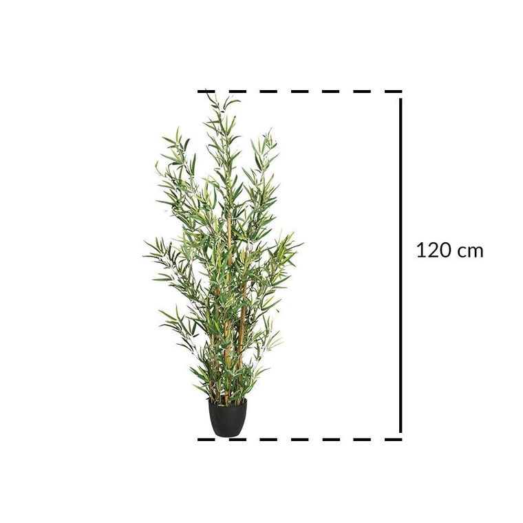 Atmosphera, sztuczna roślina w donicy, bambus, 120 cm