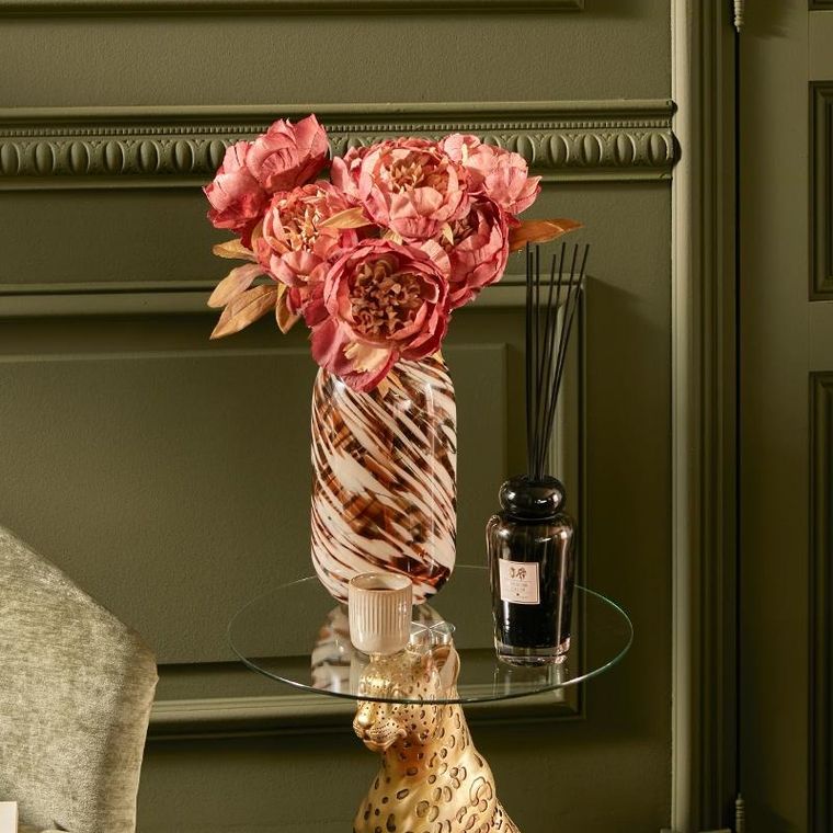 Atmosphera, sztuczny bukiet, Fria, 5 piwonii, wys. 53 cm