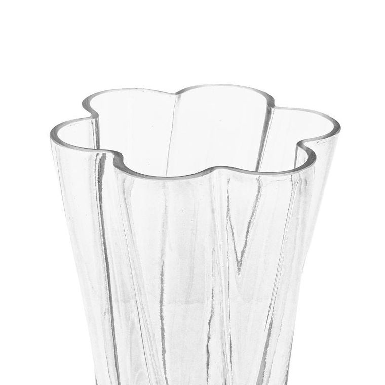 Atmosphera, wazon szklany kwiatek, Noeli, wys. 25,5 cm