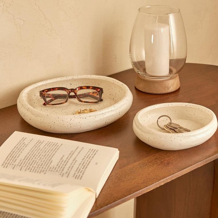 Atmosphera, Wonja, ceramiczne patery dekoracyjne, 2 sztuki