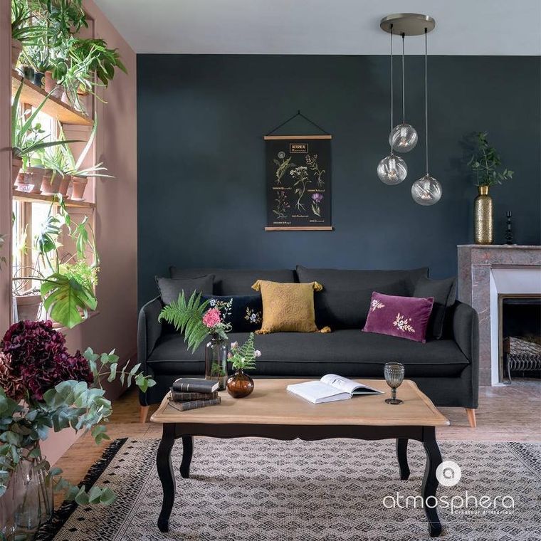 Atmosphera, wysoki wazon na podłogę, night, 45 cm, złoty