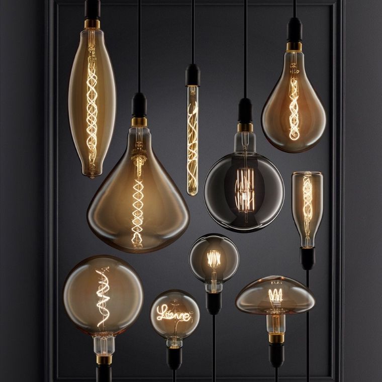 Atmosphera, żarówka dekoracyjna LED Soft Amber, G125 4W, bursztynowy