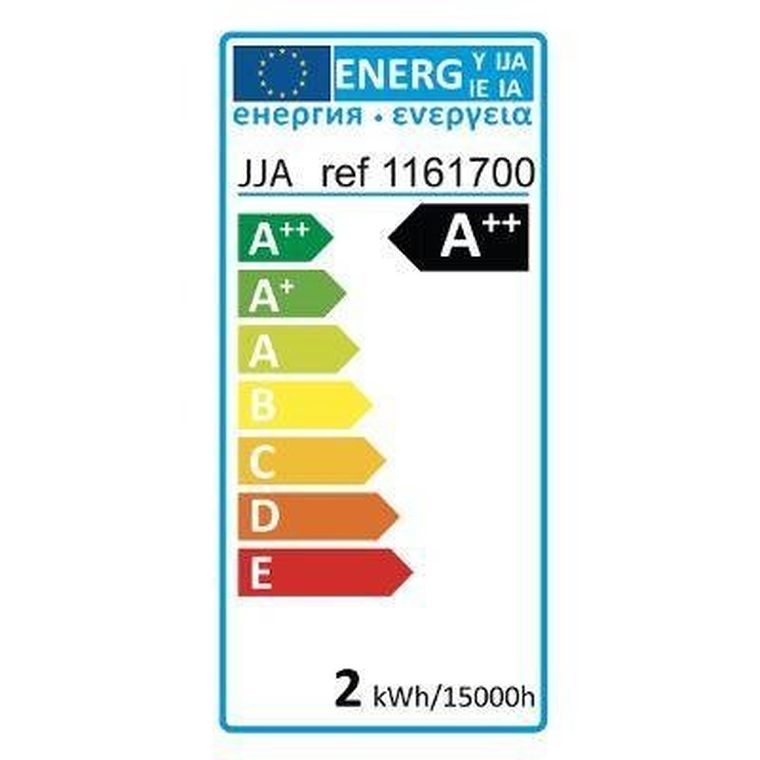 Atmosphera, żarówka dekoracyjna LED w odcieniu bursztynowym, A60 2W