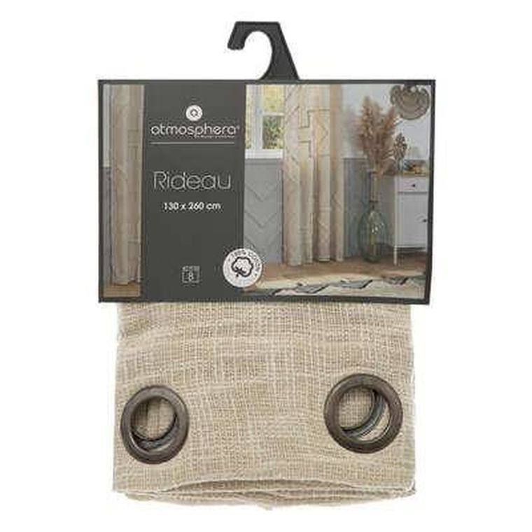 Atmosphera, zasłona bawełniana na przelotkach, Inca, 130-260 cm