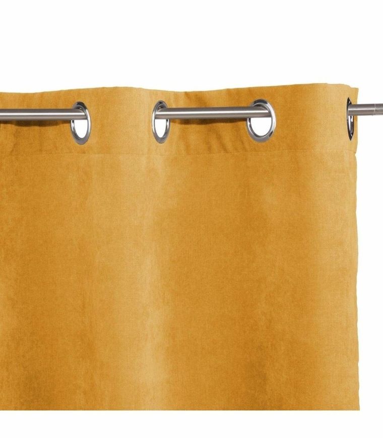 Atmosphera, zasłona gotowa do salonu, Memo, 140-260 cm, żółty