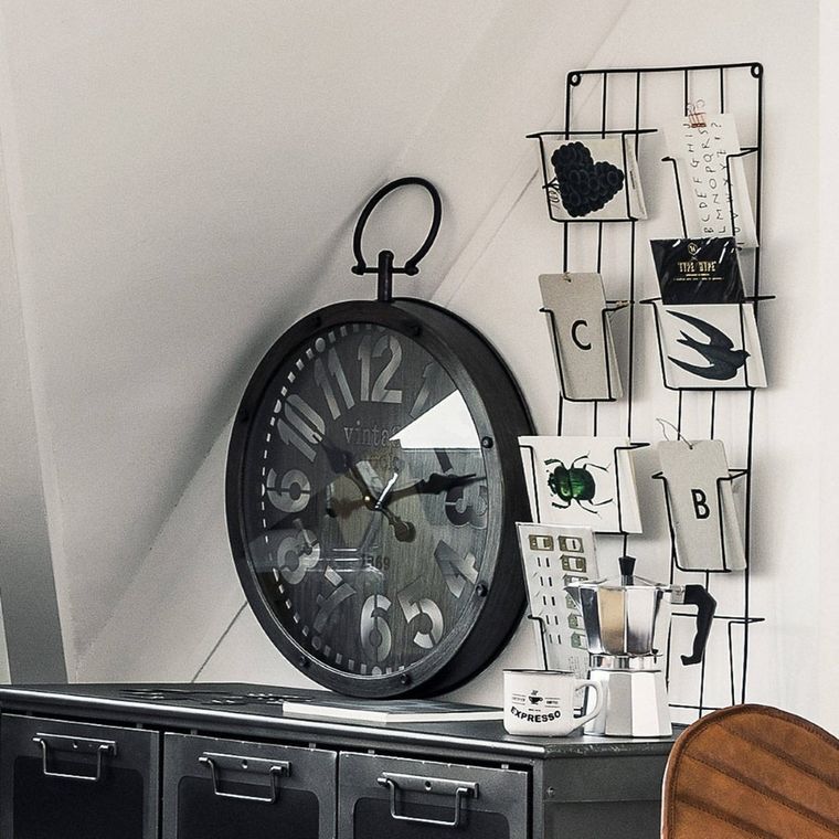 Atmosphera, zegar ścienny wskazówkowy, Vintage, Ø 45 cm, brązowy