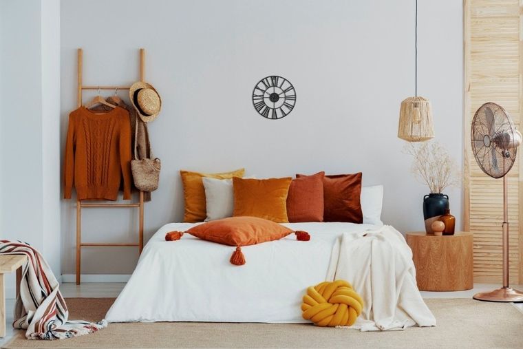 Atmosphera, zegar ścienny z cyframi rzymskimi, Ø 37 cm, czarny