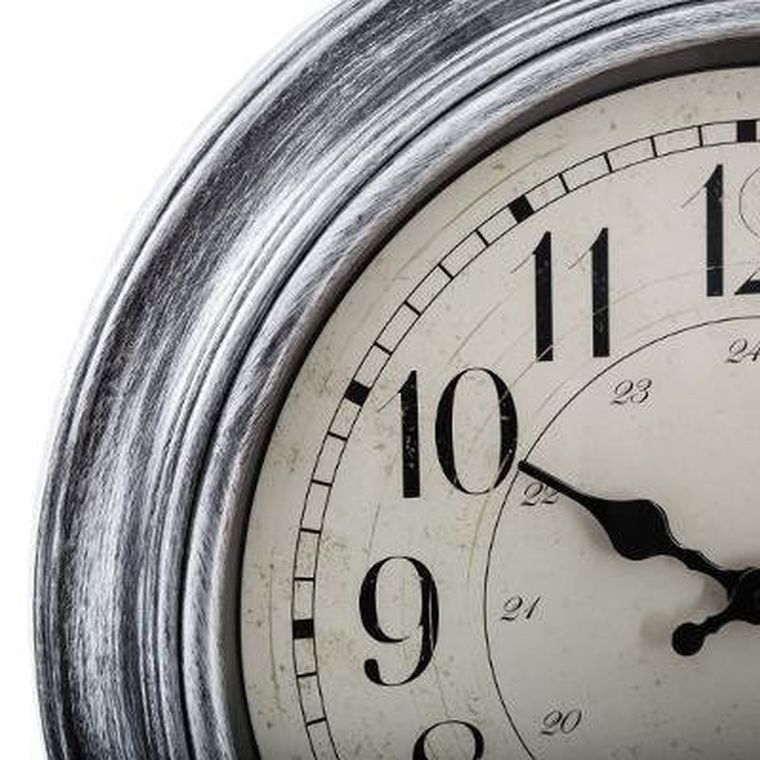 Atmosphera, zegar w stylu retro, ozdoba naścienna upiększająca wnętrze