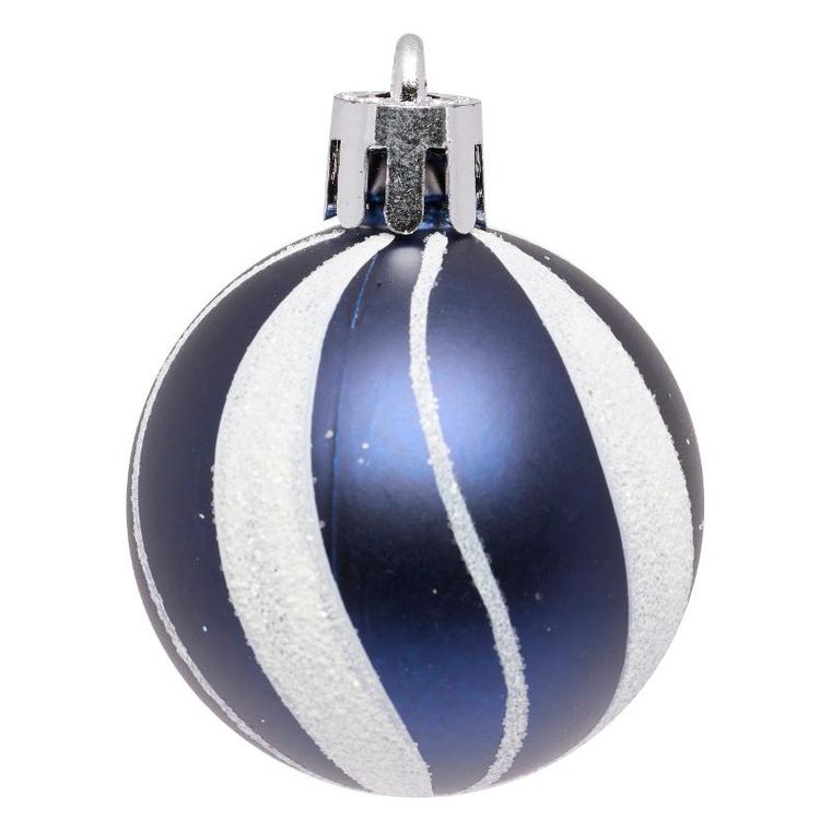 Atmosphera, zestaw bombek choinkowych, 4 cm, 12 szt.