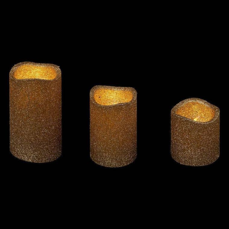 Atmosphera, zestaw świec LED, 3 szt.