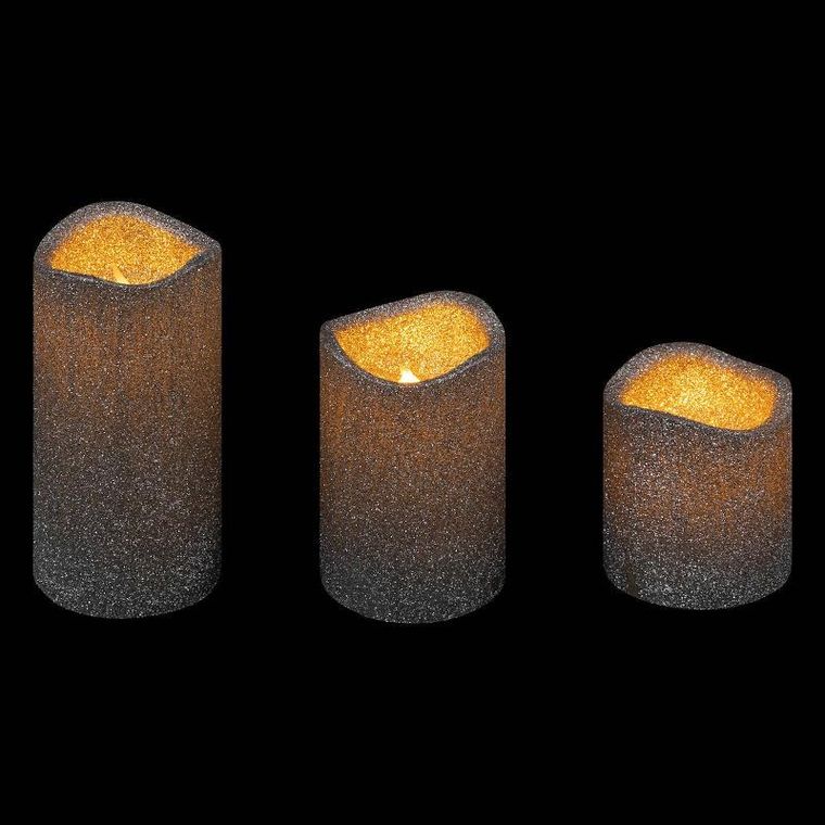 Atmosphera, zestaw świec LED, 3 szt.
