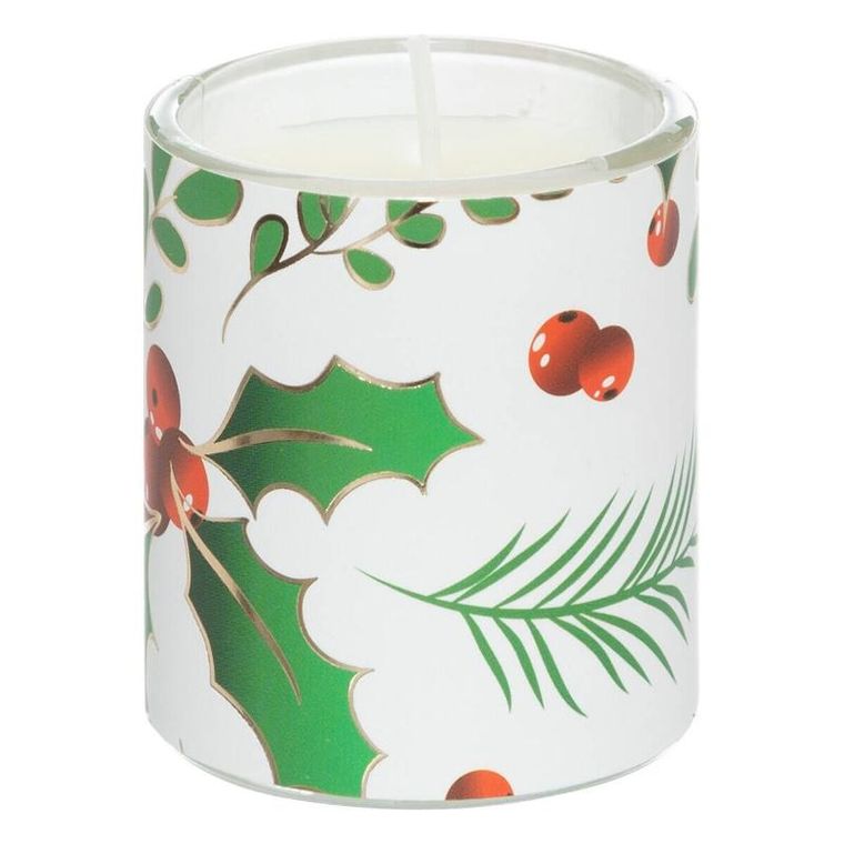 Atmosphera, zestaw świec zapachowych z nadrukiem świątecznym, 3 szt.