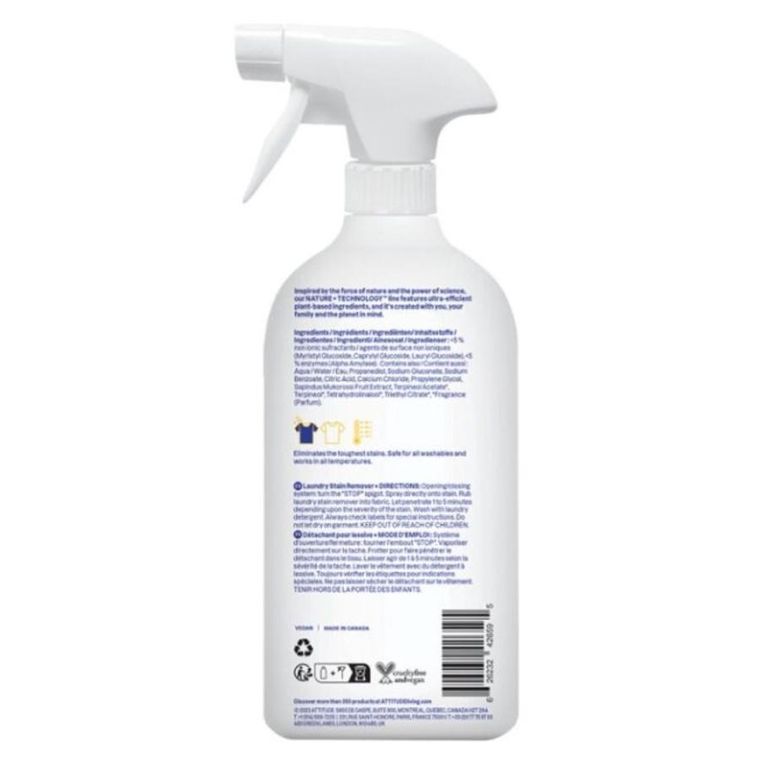 Attitude, odplamiacz do tkanin, o zapachu cytrusowym, 800 ml