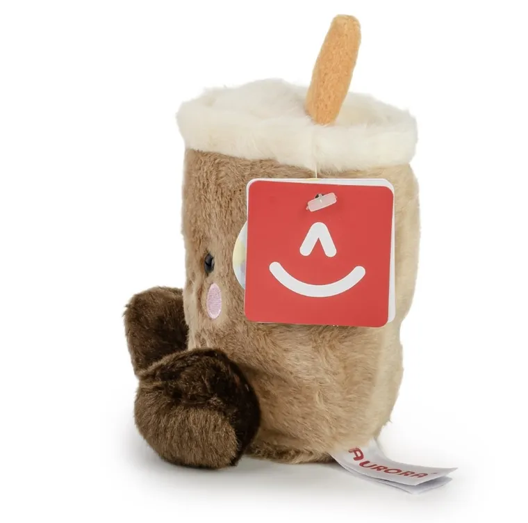 Aurora, Palm Pals, milk bubble tea, maskotka, 12 cm