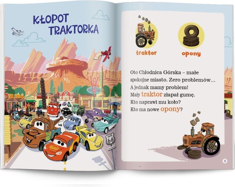 Auta. Przygoda z czytaniem.