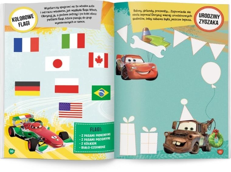 Auta. Zadania do zmazywania