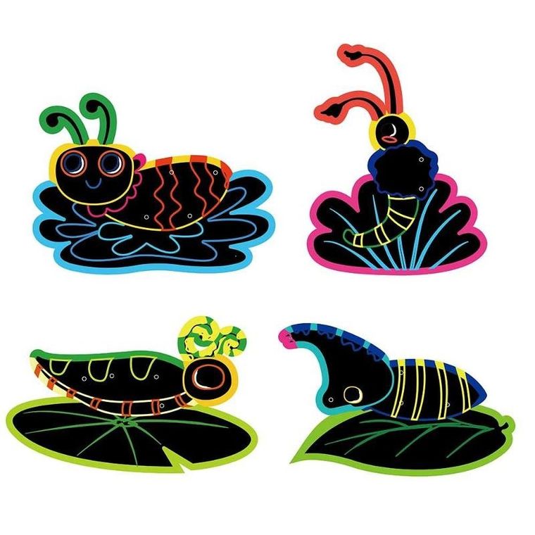 Avenir, Scratch, Małe Owady, wydrapywanka, zestaw kreatywny