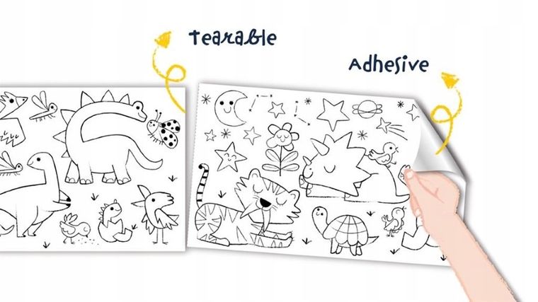 Avenir, Świat dinozaurów, zestaw do kolorowania