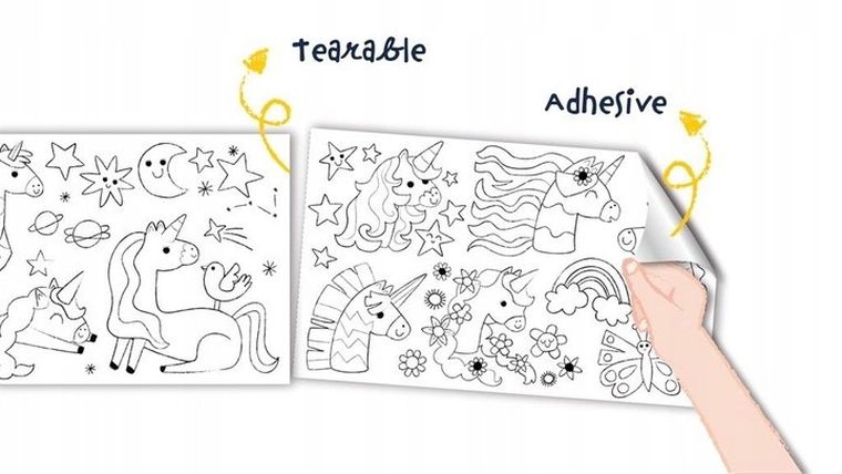 Avenir, zestaw do kolorowania, fantazyjny jednorożec