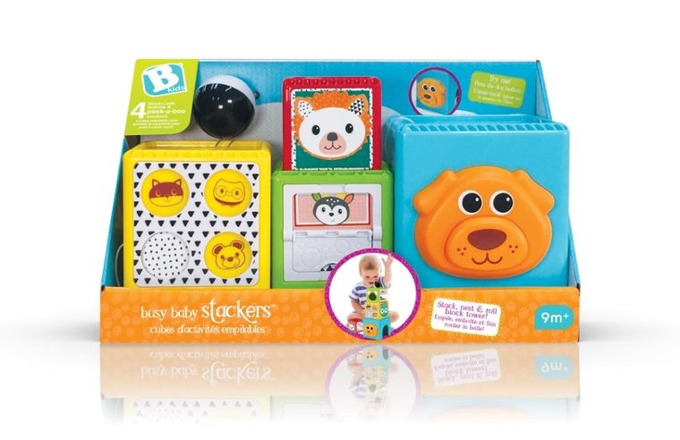 B-Kids, wesołe klocki, piramidka