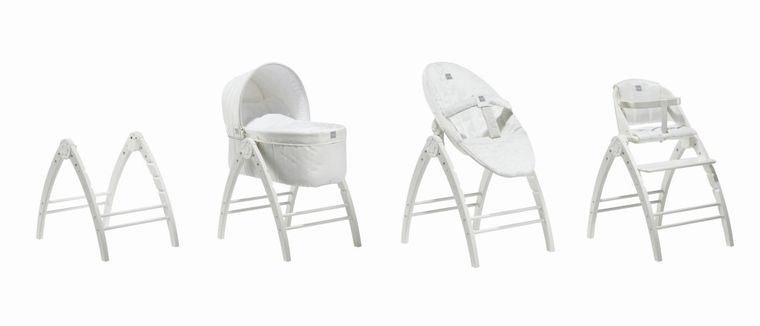 Baby Dan, Angel 3w1, łóżeczko, leżaczek i krzesełko