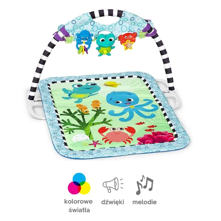 Baby Einstein, Neptune Discovery Reef, interaktywna mata edukacyjna z zawieszką