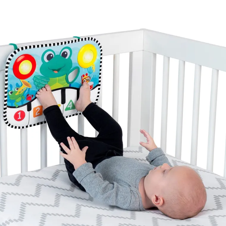 Baby Einstein, Neptune's Kick & Explore™, interaktywna mata muzyczna, pianinko 2w1