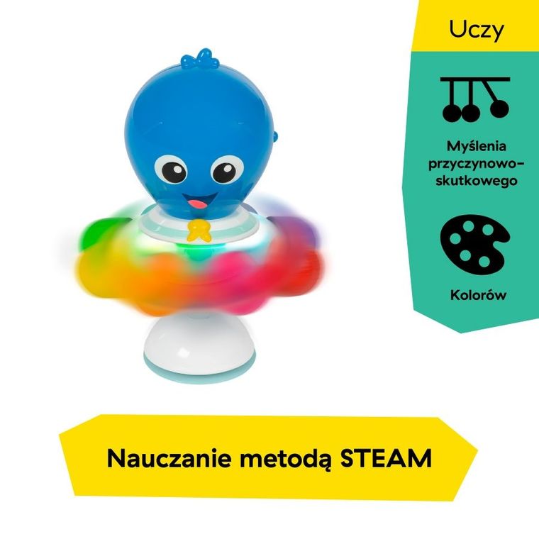 Baby Einstein, Opus's Spin and Sea, interaktywna ośmiornica, przyssawka