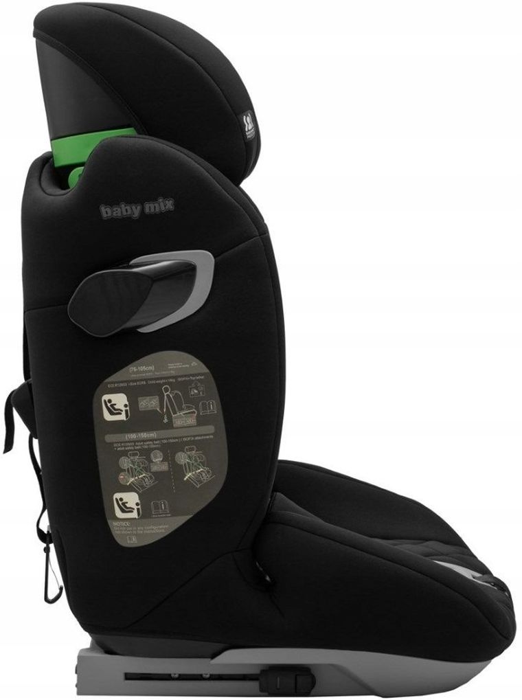 Baby Mix, Hero Pro Ultra, fotelik samochodowy, czarny