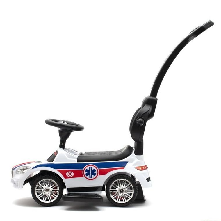 Baby Mix, jeździk z rączką, dźwięk, ambulans