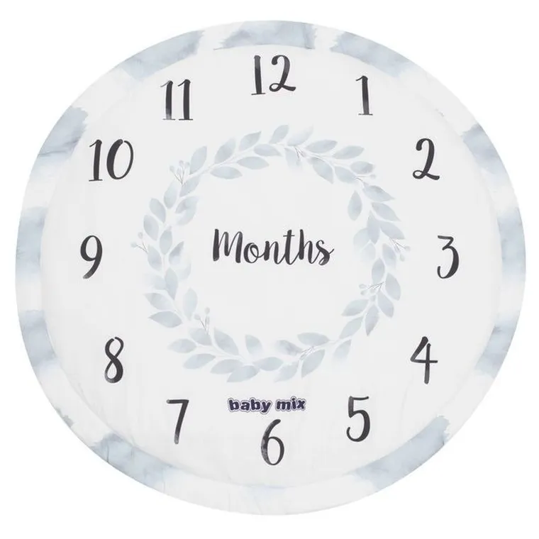 Baby mix, mata edukacyjna, miesiące, biała