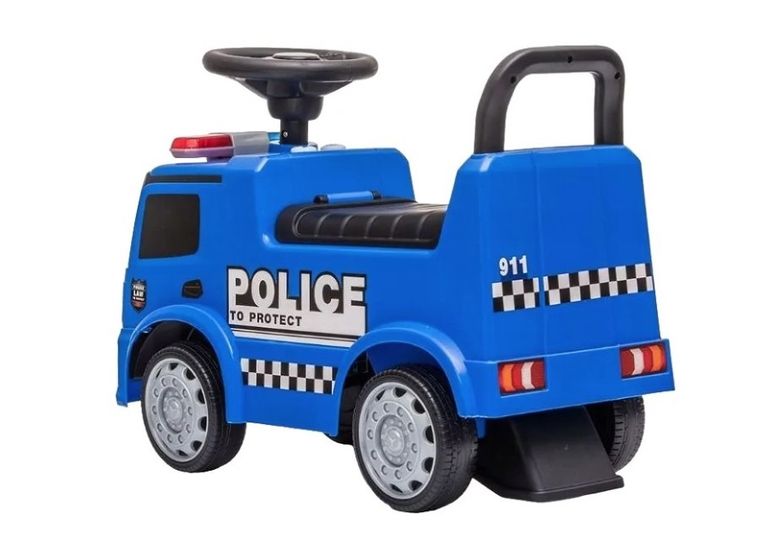 Baby Mix, Mercedes, jeździk z rączką, dźwięk, policja