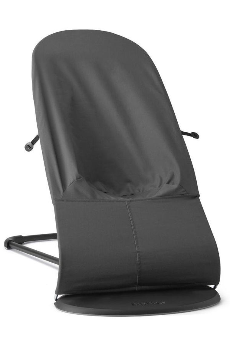 BabyBjörn, Balance Soft Woven/Jersey, leżaczek, Tri Fabric, ciemny szary