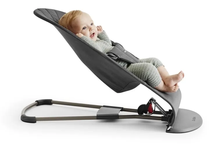 BabyBjörn, Bliss Mesh, leżaczek bujaczek, antracytowy