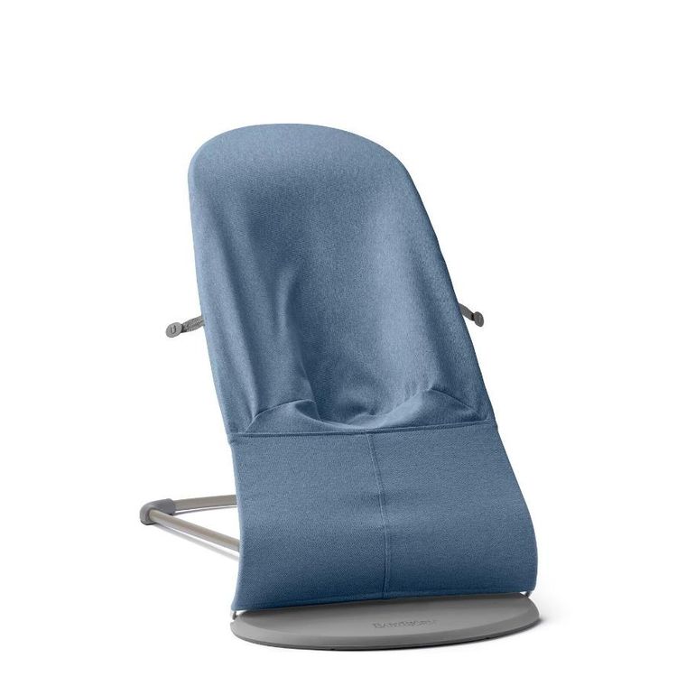 BabyBjörn, Bliss Woven, leżaczek bujaczek, melanżowy niebieski