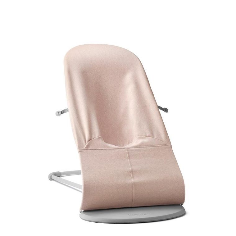 BabyBjörn, Bliss Woven, leżaczek, jasny róż, melanż