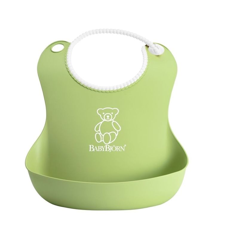 BabyBjörn, śliniaki, zielony i różowy